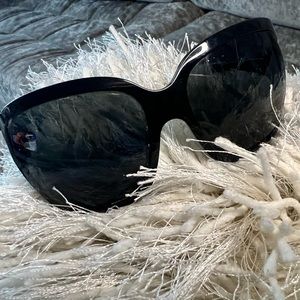 Black Versace sunglasses with original case